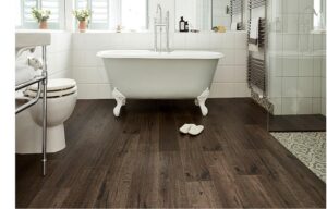 Parquet as flooring for the bathroom